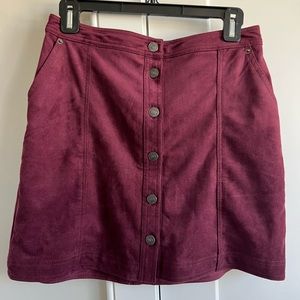 Abercrombie & Fitch Suede Skirt